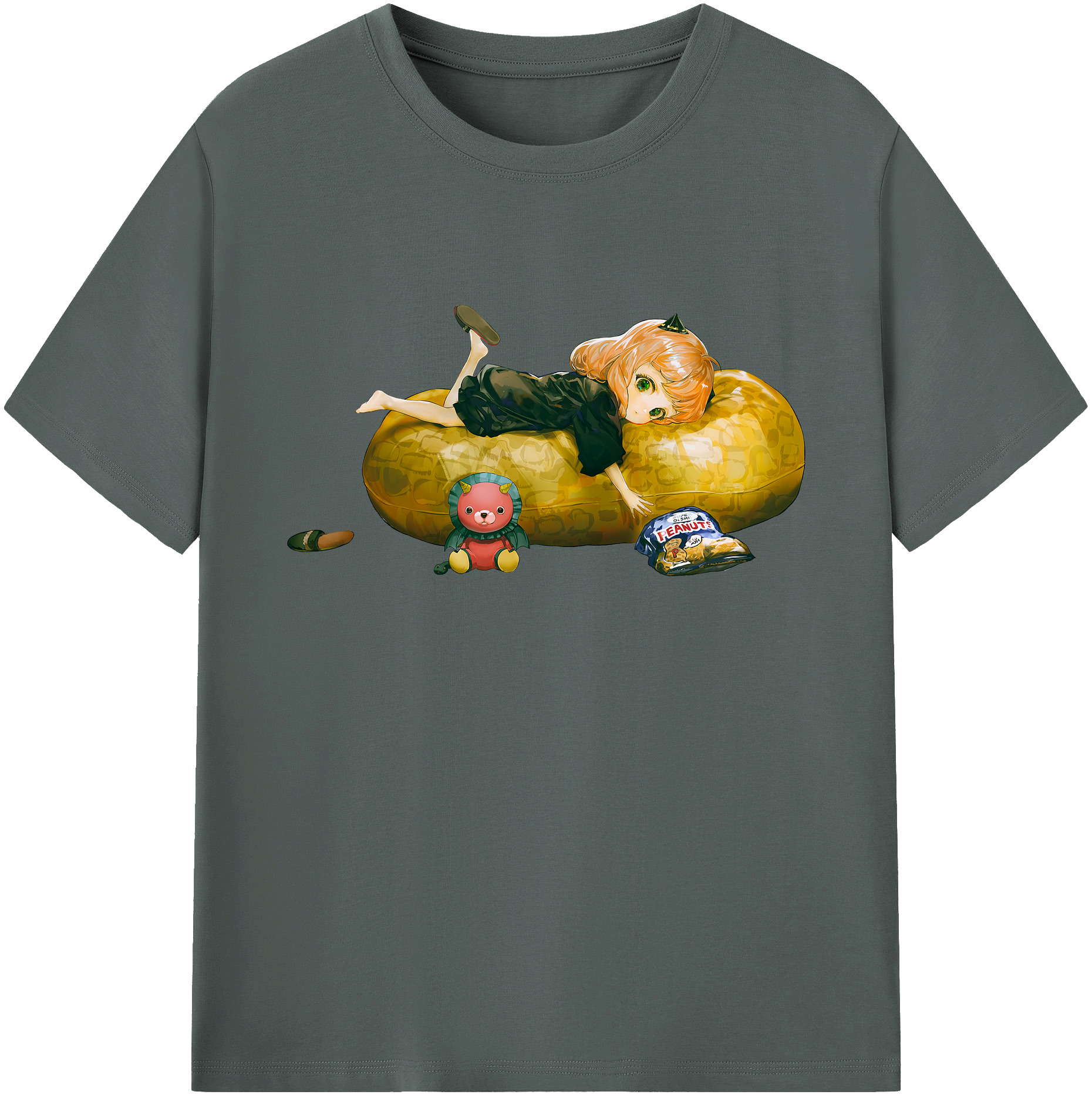 （画像用） SPY×FAMILY间谍家家酒 綿100％ メンズ半袖Tシャツ｜肌触りやわらか＆通気性